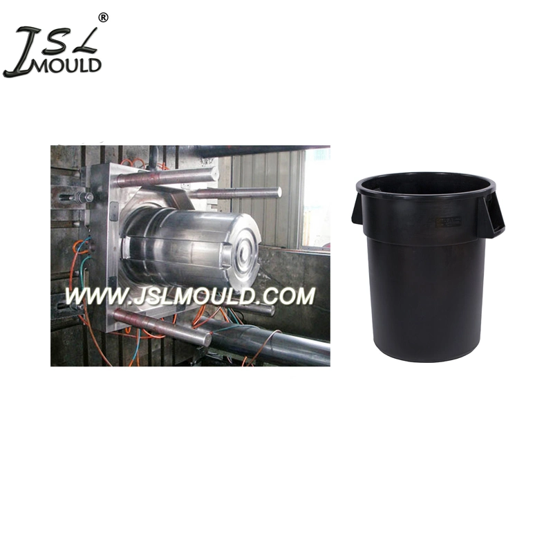 Premium Customized Injection Plastic 45 Gallon Wheeled Trash Can Mould