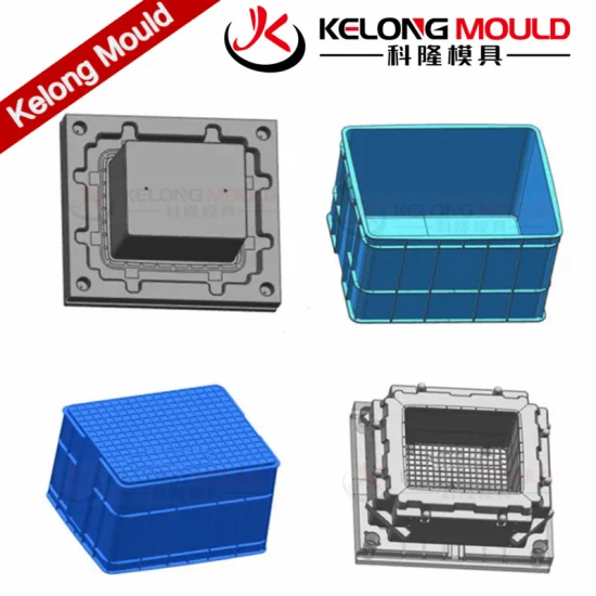 Multipurpose Fish Plastic Industrial Stackable Crate Moulding Box Mould