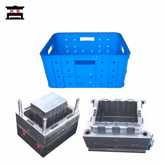 Factory Beer and Fruit Vegetable Crate Plastic Injection Box Mould