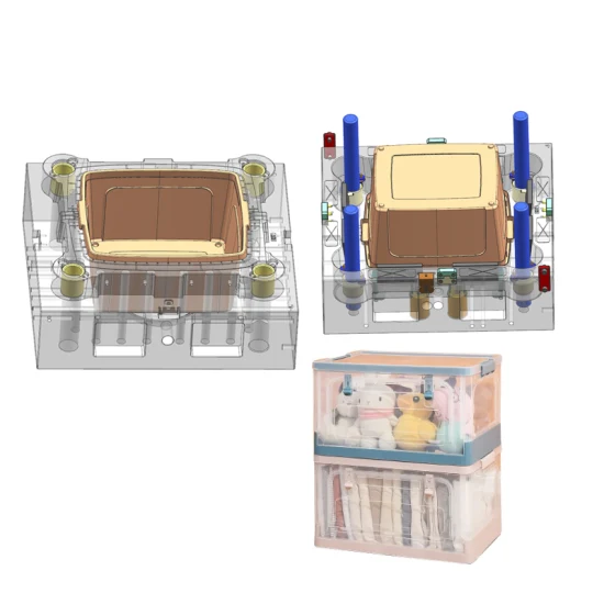 Stackable Plastic Child Toy Storage Box Mold Household Clothes Boxes Injection Mould